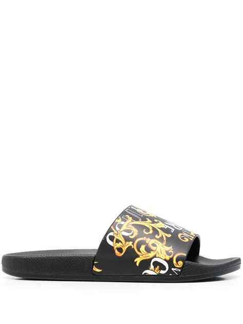 versace couture slides women's